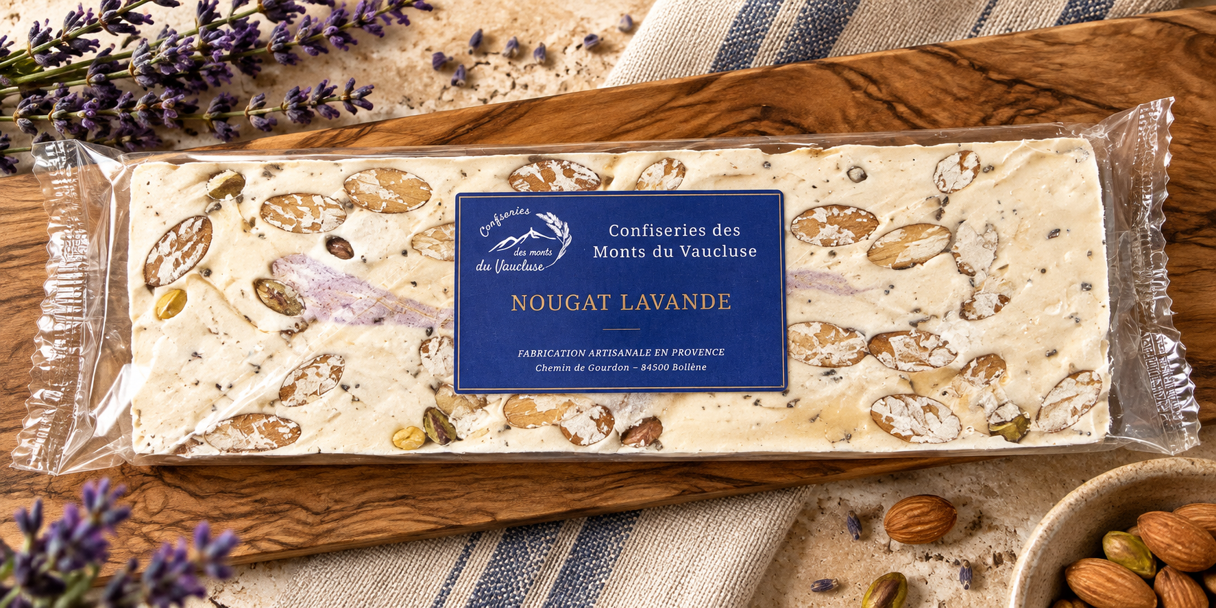 Nougat lavande artisanal - Confiseries des Monts du Vaucluse